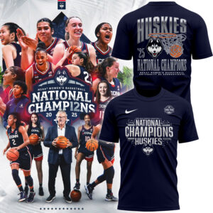 UConn Women's Basketball 12-Time National Champs Heavyweight Tee limited edition