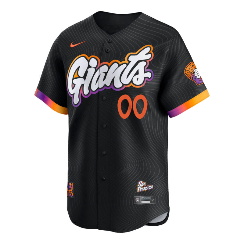 Men's San Francisco Giants Nike Anthracite 2025 City Connect Limited Jersey - Image 2