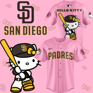 San Diego Padres x hello kitty limited edition 2025 BASEBALL JERSEY