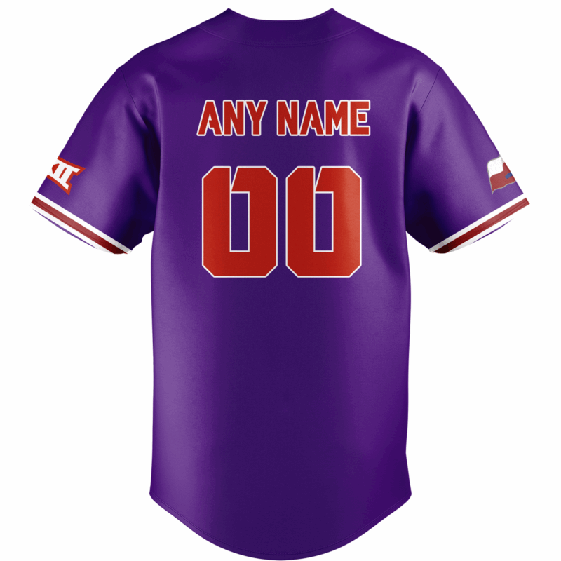 TCU Baseball  Special Edition 2025 BASEBALL JERSEY Custom Number and Custom Name - Image 3