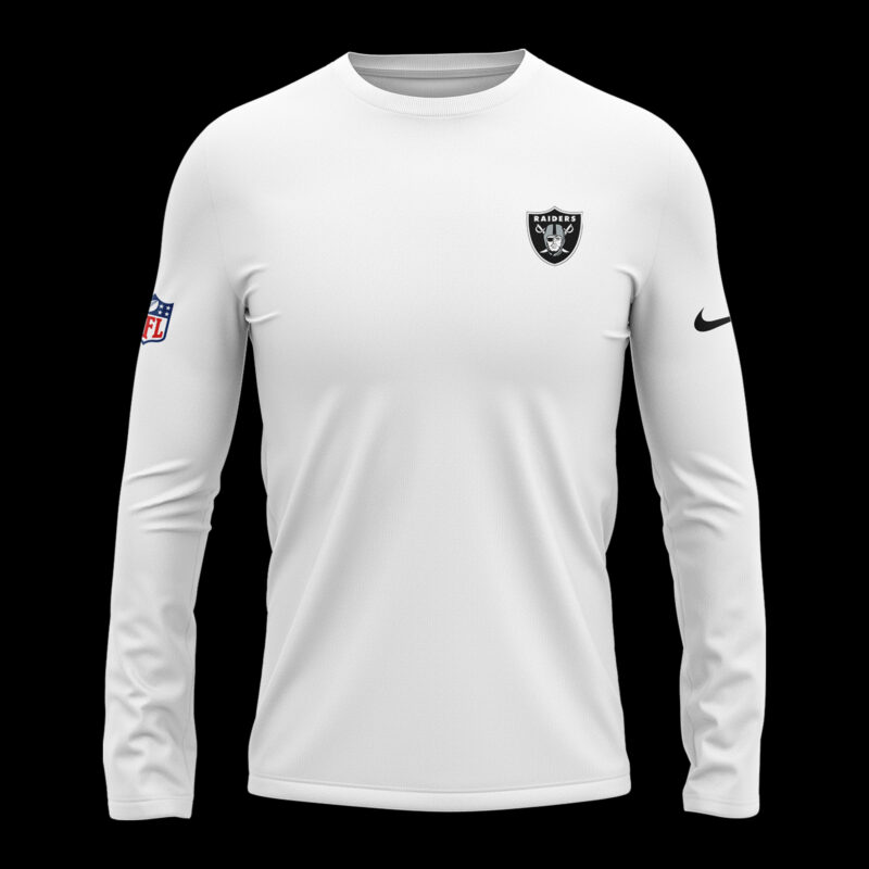 Las Vegas Raiders Long Sleeve Shirt NFL Draft 2025 - Image 2