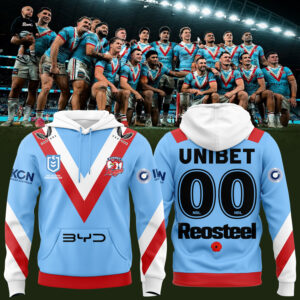 Sydney Roosters Men's ANZAC Hoodie 2025 Special Edition