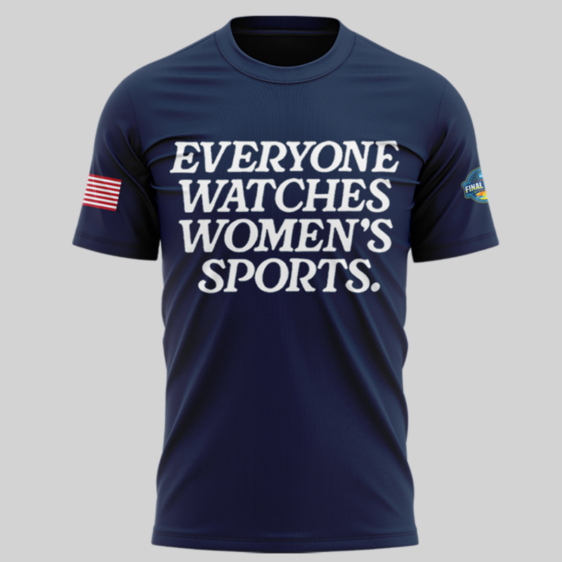 UConn Women’s Basketball  " Everyone Watches Women's Sports " T shirt - Image 2