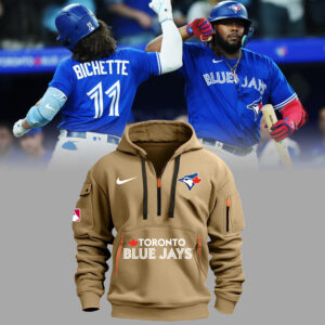 Special Seattle Mariners Baseball Team Khaki Half Zip Hoodie 2024