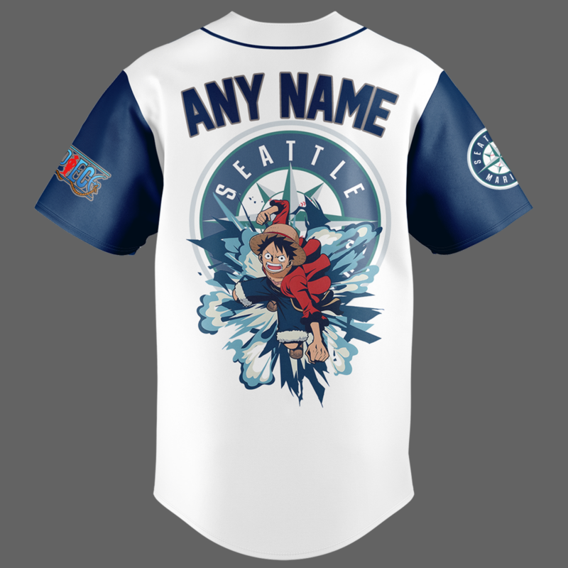 Special New Seattle Mariners x One Piece Jersey 2025 - Image 3