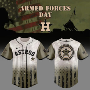 Limited Edition Houston Astros Armed Forces Day Jersey 2025