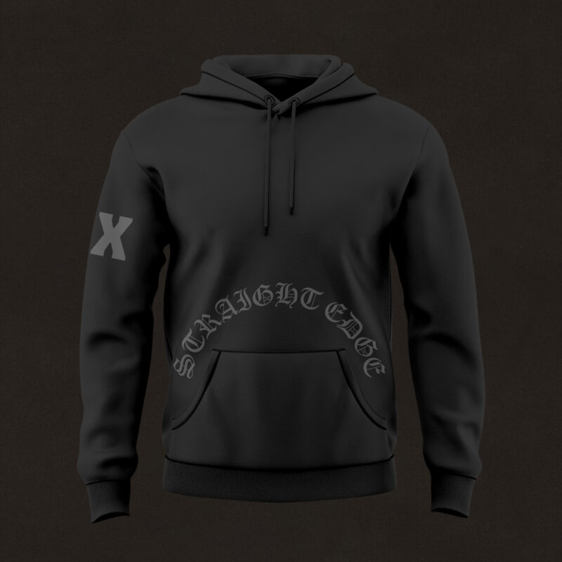 CACTUS JACK X WWE HOODIE MATTE BLACK LIMITED EDITION - Image 2