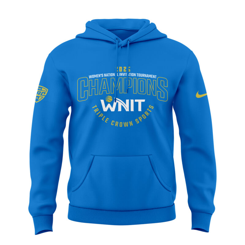 Buffalo Women's Basketball WNIT Champions Hoodie Royal blue limited edition. - Image 2