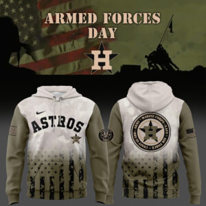 Limited Edition Houston Astros Armed Forces Day Hoodie 2025