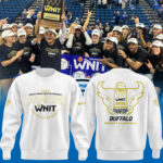 Buffalo Women's Basketball WNIT Champions Sweatshirt White limited edition.