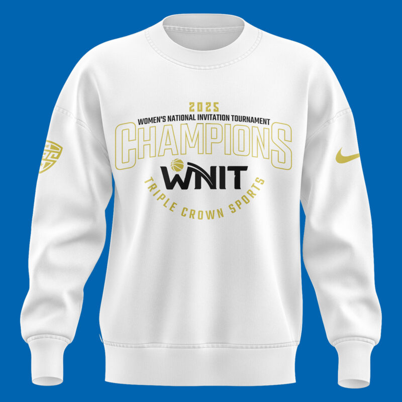 Buffalo Women's Basketball WNIT Champions Sweatshirt White limited edition. - Image 2