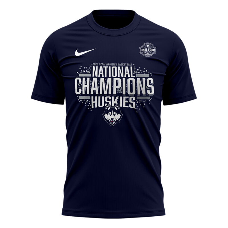 UConn Women's Basketball 12-Time National Champs Heavyweight Tee limited edition - Image 2