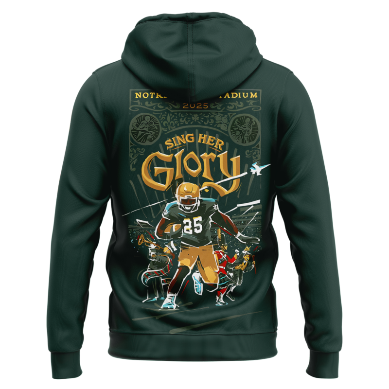 Notre Dame Football  limited edition 2025 Hoodie - Image 3