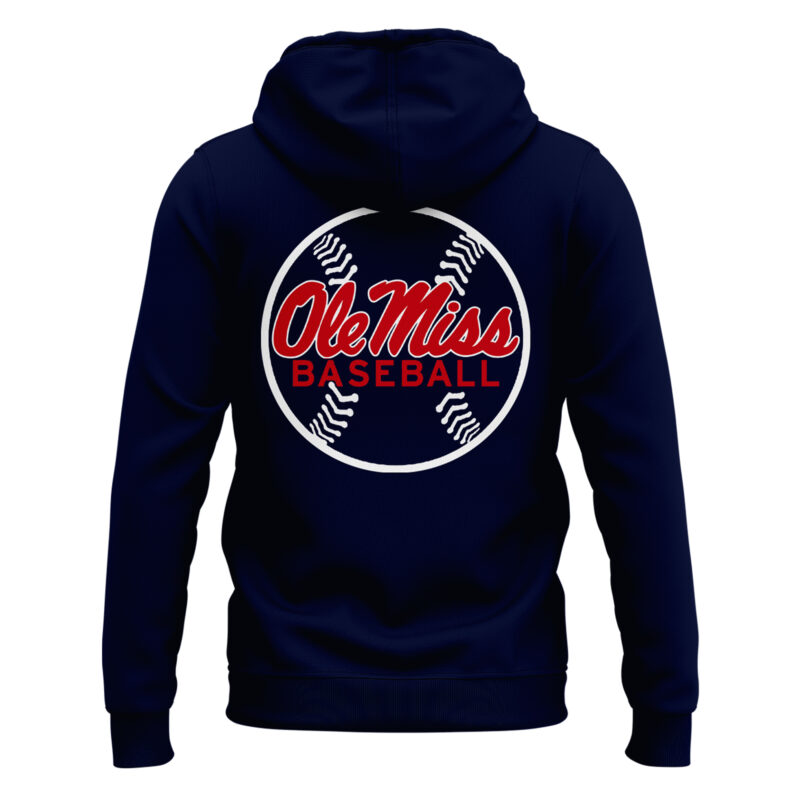 Limited Edition OLE MISS Baseball Hoodie 2025 - Image 3