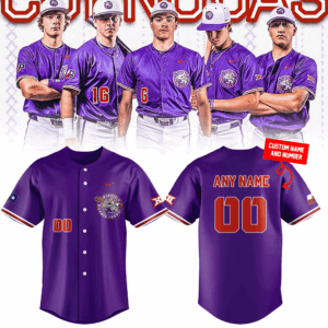 TCU Baseball  Special Edition 2025 BASEBALL JERSEY Custom Number and Custom Name
