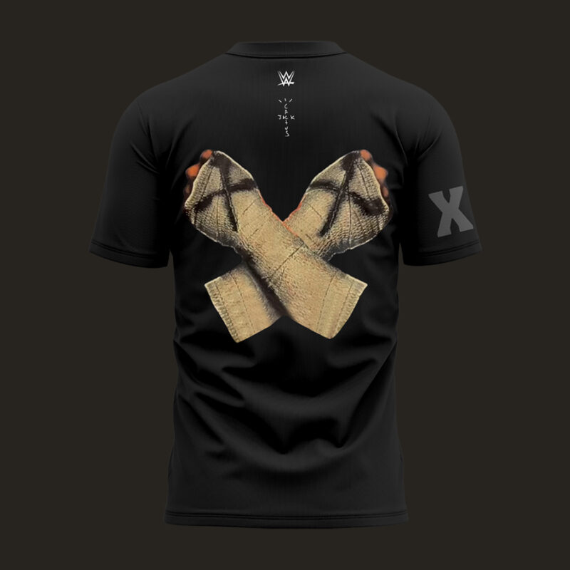 CACTUS JACK X WWE TEE MATTE BLACK LIMITED EDITION - Image 3