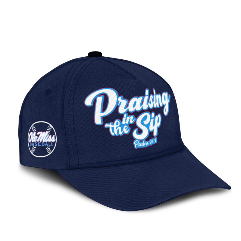 OLE MISS Praising in the Sip Tshirt custom name and number - Image 6