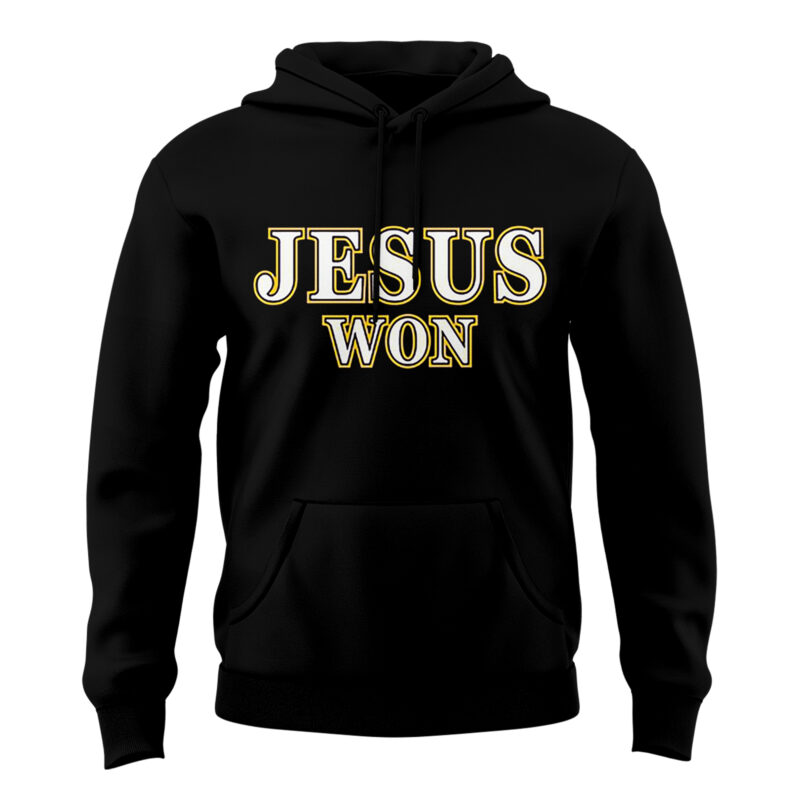 LSU Basketball Jesus Won - Black Hoodie Limited Edition. - Image 2