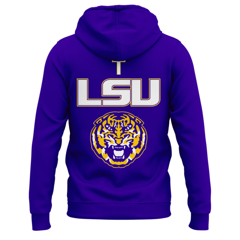 LSU Basketball Jesus Won - Purple Hoodie ll Limited Edition. - Image 3