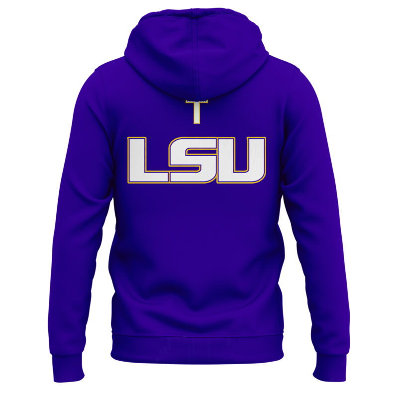 LSU Basketball Jesus Won - Purple Hoodie l Limited Edition. - Image 3