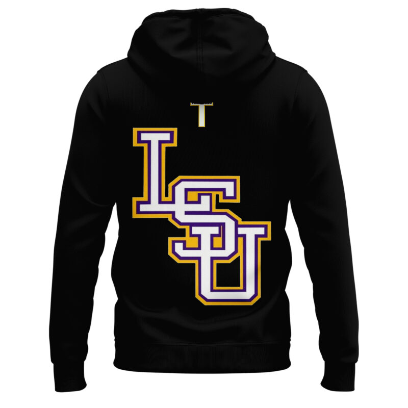 LSU Basketball Jesus Won - Black Hoodie Limited Edition. - Image 3