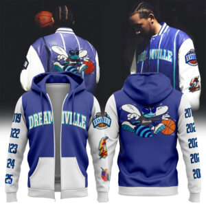 Charlotte Hornets Premium Limited Zip Hoodie.