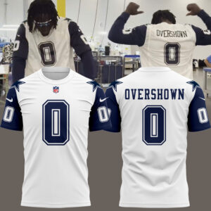 Dallas Cowboys  Nike Alternate Custom Game Tshirt DeMarvion Overshown Limited Edition.
