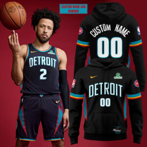 DETROIT PISTONS NEW EDITION HOODIE 2025-26 LIMITED EDITION.
