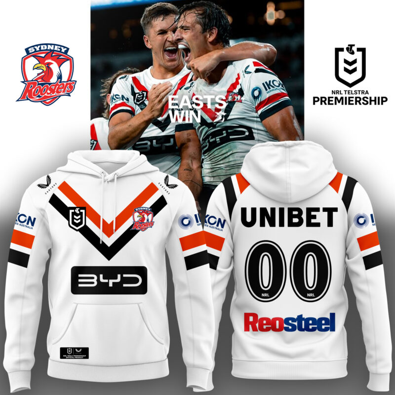 Sydney Roosters Men's Hoodie 2025 Custom Number Special Edition.