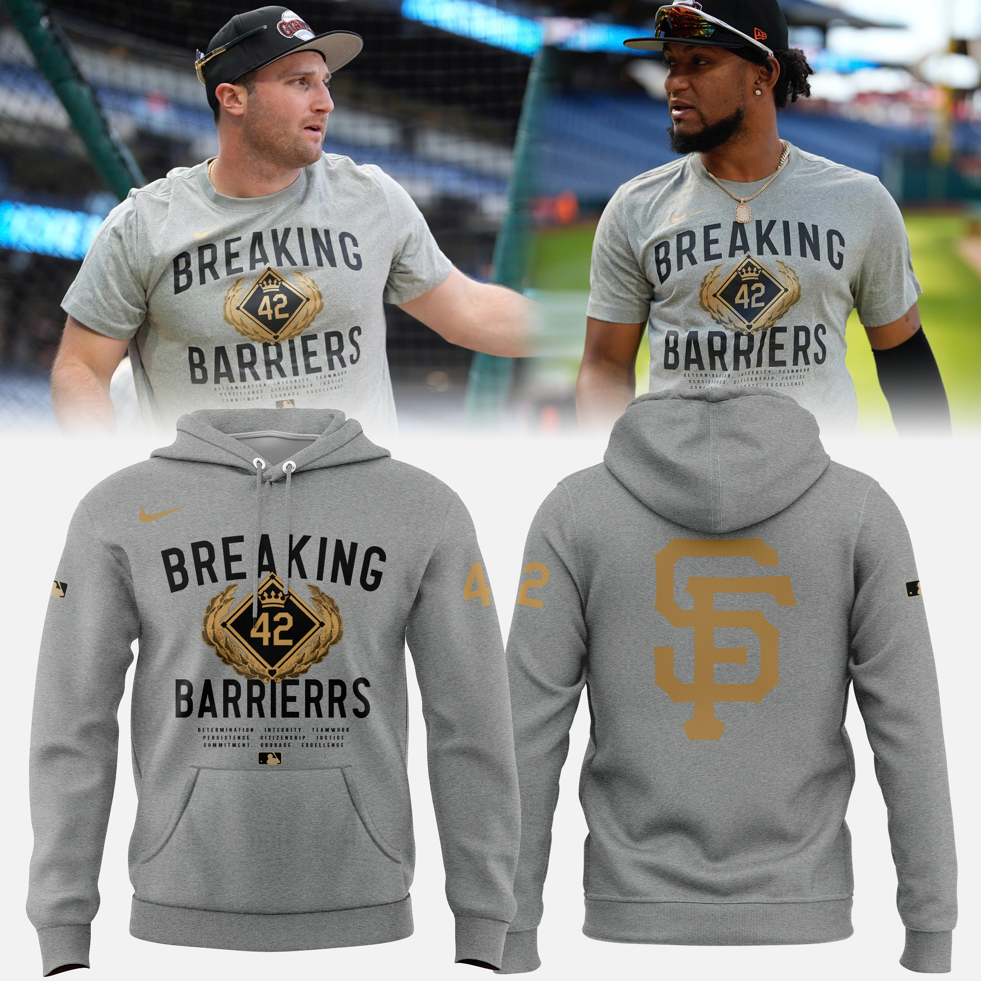 Jackie Robinson 42 Forever Limited Edition Hoodie