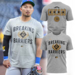 Special Chicago Cubs Commemorating the historic career of Jackie Robinson T-shirt