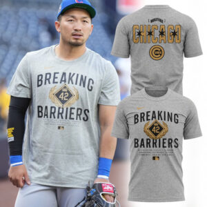 Special Chicago Cubs Commemorating the historic career of Jackie Robinson T-shirt