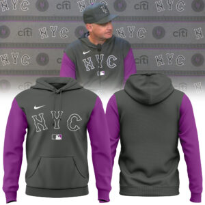 Limited Edition New York Mets Hoodie Purple/Grey II