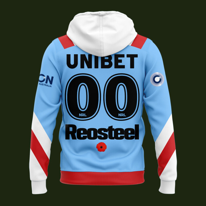 Sydney Roosters Men's ANZAC Hoodie 2025 Special Edition - Image 3