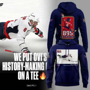 Alexander Ovechkin Washington Capitals NHL All-Time Goals Leader Flash Feature Hoodie