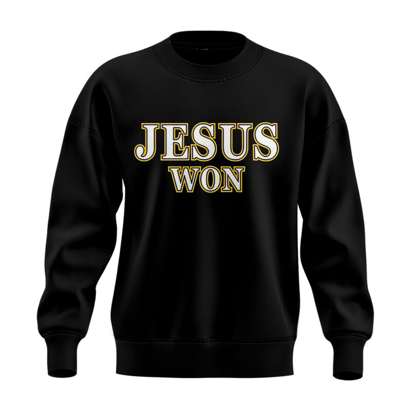 LSU Basketball Jesus Won - Black Sweatshirt l Limited Edition. - Image 2