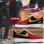 Nike Air Force 1 'Miami Heat' Shoes custom Tothemaxfoundation x JSM801 x NBA - Limited Edition.