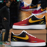 Nike Air Force 1 'Miami Heat' Shoes Tothemaxfoundation x JSM801 x NBA - Limited Edition.