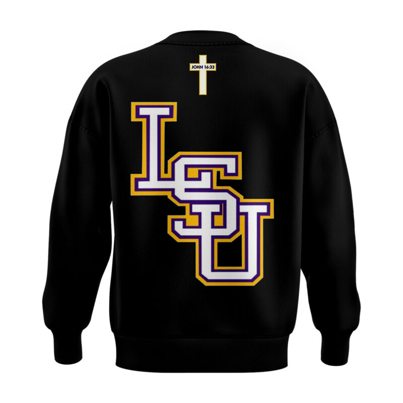 LSU Basketball Jesus Won - Black Sweatshirt Limited Edition. - Image 3