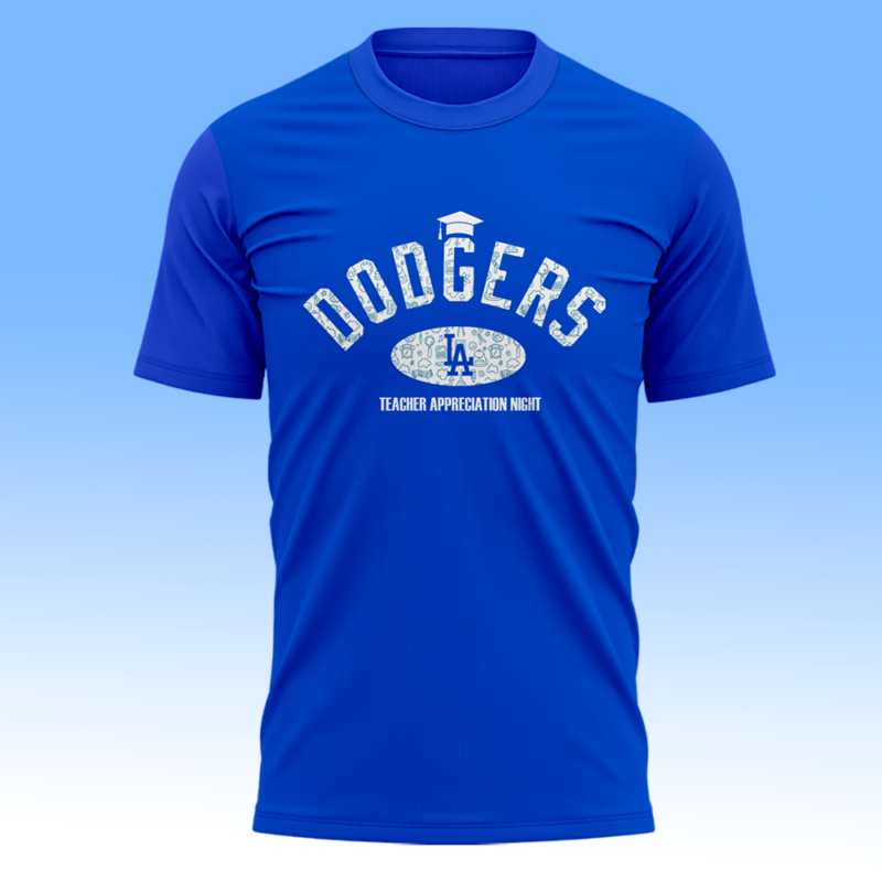 LA Dodgers Teacher Appreciation Night 2025 tshirt - Image 2