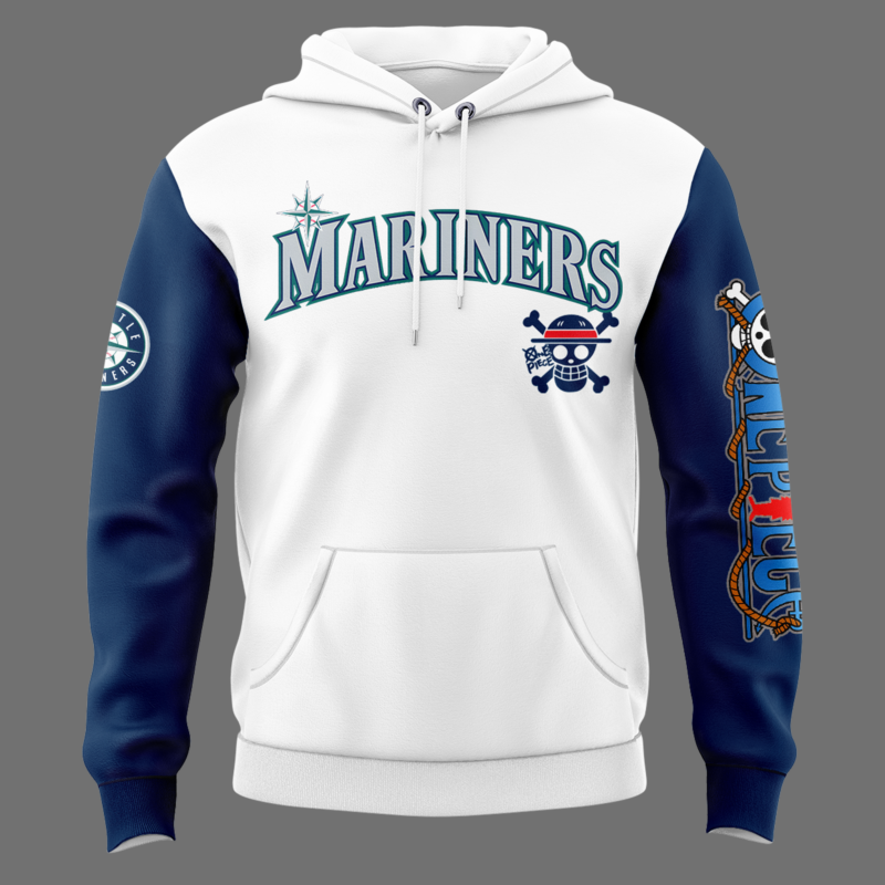 Special New Seattle Mariners x One Piece Hoodie 2025 - Image 2