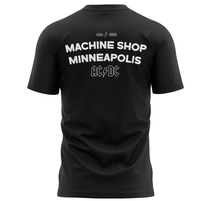 Minnesota Vikings x 2025 AC/DC Power Up Tour Limited Tee - Image 3