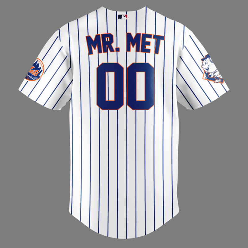 Limited Edition Mr. Met Jersey 2025 Custom Name And Number - Image 3