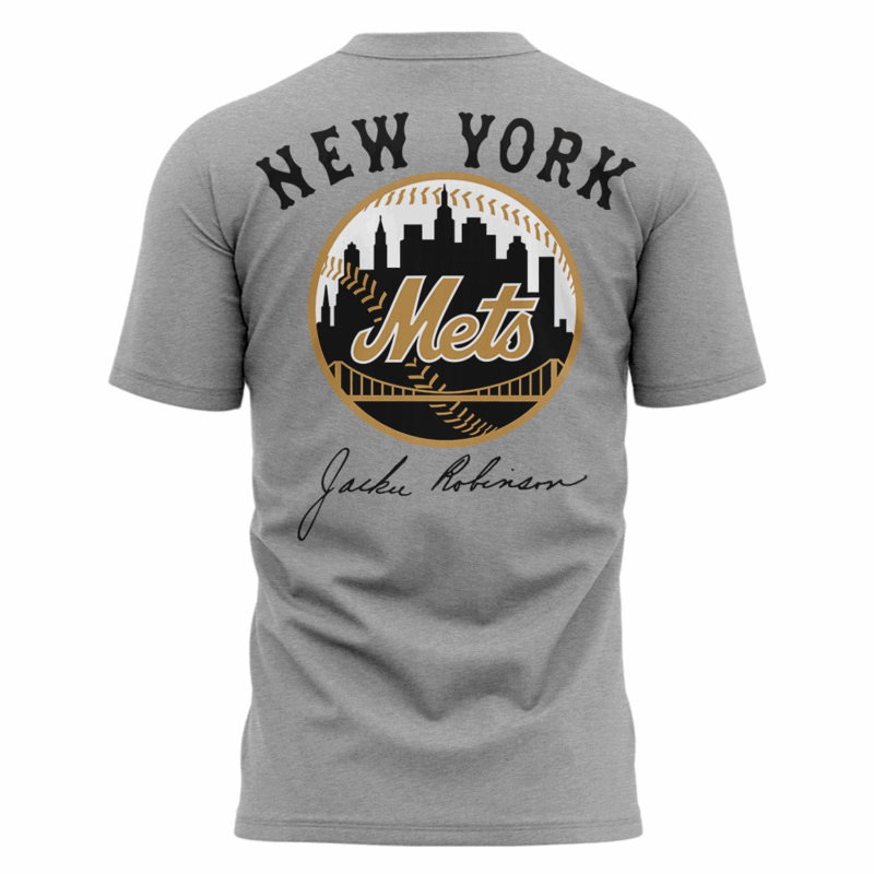 Special New York Mets Commemorating the historic career of Jackie Robinson T-shirt. - Image 3