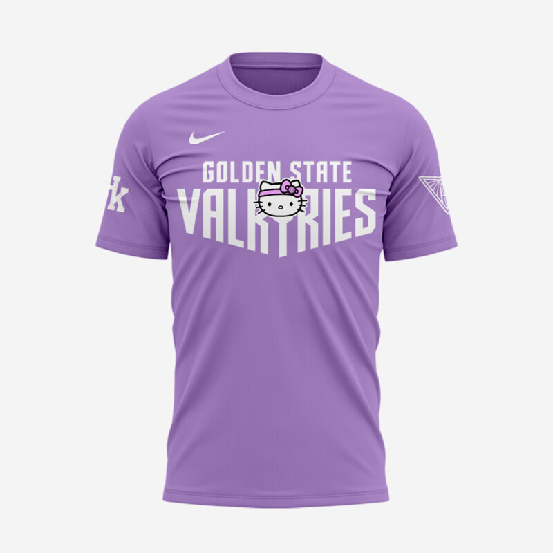 Golden State Valkyries x Hello Kitty Limited Edition 2025  T shirt - Image 2
