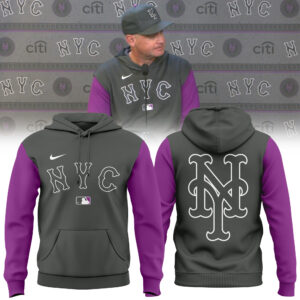 Limited Edition New York Mets Hoodie Purple/Grey I