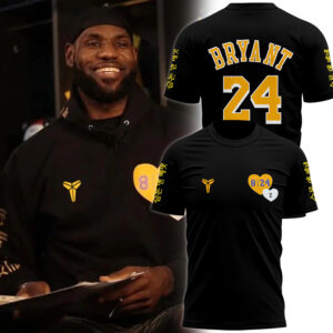 Kobe Bryant Gigi Lakers Tshirt 8 24 x 2 Sloan & Bennett Tribute Mamba I