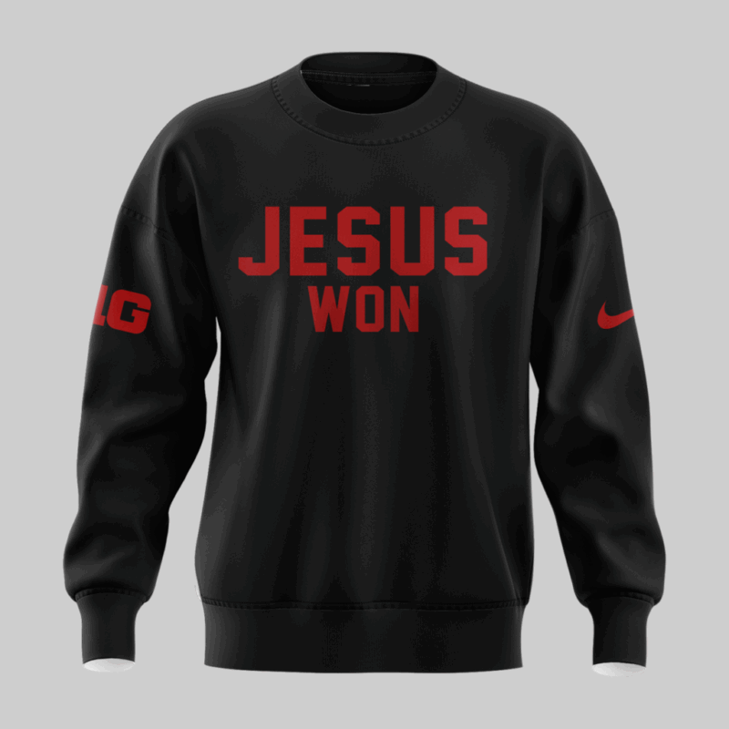 Limited Edition JESUS WON  SWEATSHIRT  2025 - Image 2