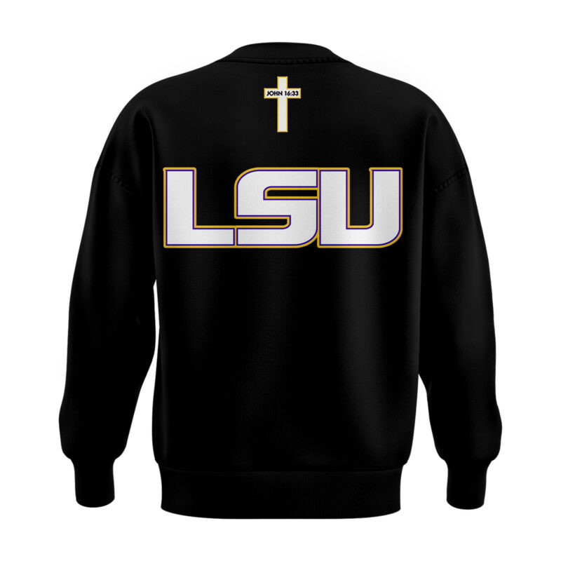 LSU Basketball Jesus Won - Black Sweatshirt l Limited Edition. - Image 3