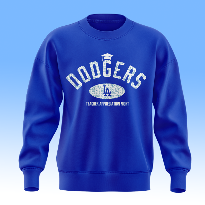 LA Dodgers Teacher Appreciation Night 2025 sweat - Image 2